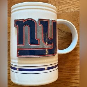 Great USA New York Giants NFL Metal Emblem Coffee Mug, 16oz